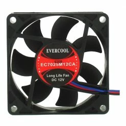 Evercool EC7015M12CA Ball Bearing 70mm Slim Case Fan