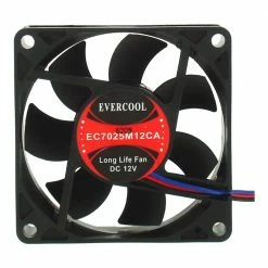 Evercool EC7025M12CA Ball Bearing 70mm Case Fan