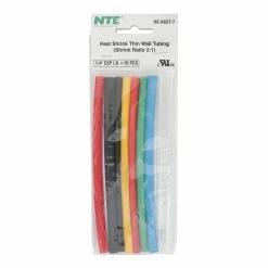 NTE Electronics Multi Color Assorted 6-inch Heat Shrink Tubing 3 NTE Electronics Multi Color Assorted 6-inch Heat Shrink Tubing -LIAN LI Sales 391390 544163 02 package zoom