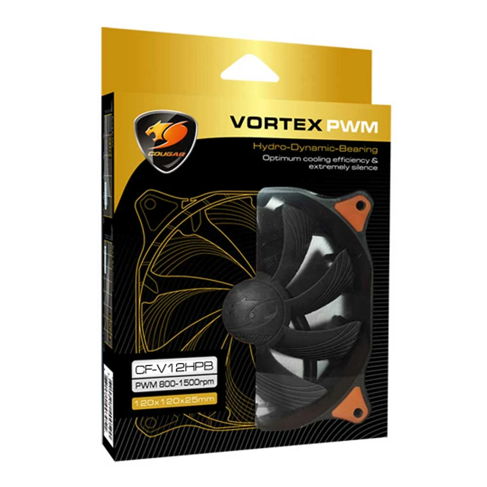 H.E.C. Cougar CFV12HPB Hydro Dynamic Bearing 120mm Case Fan 2 H.E.C. Cougar CFV12HPB Hydro Dynamic Bearing 120mm Case Fan - Image 2