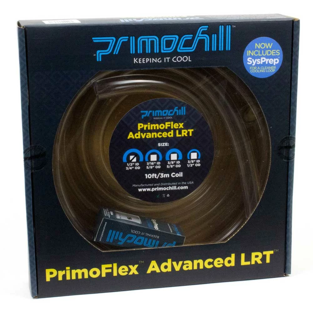 PrimoChill PrimoFlex 1/2" (13 Mm) X 3/4" (19 Mm) Advanced LRT Tubing 10 Ft. - Crystal Clear 1 PrimoChill PrimoFlex 1/2" (13 Mm) X 3/4" (19 Mm) Advanced LRT Tubing 10 Ft. - Crystal Clear