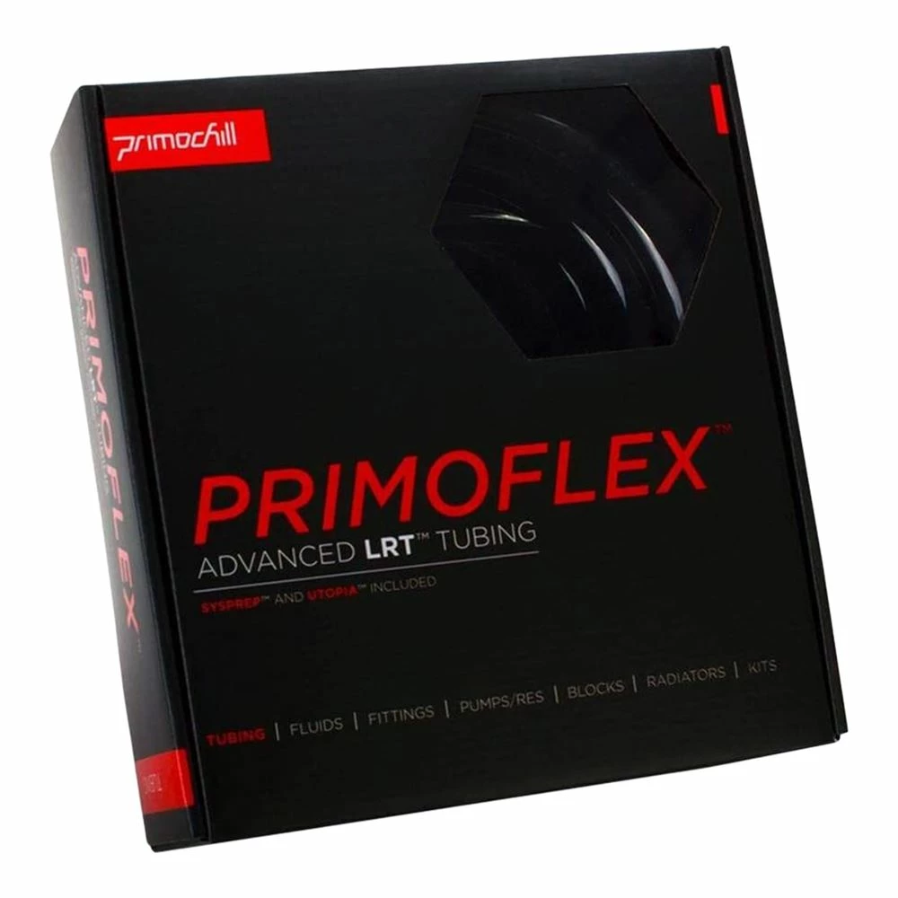 PrimoChill PrimoFlex 1/2" (13 Mm) X 3/4" (19 Mm) Advanced LRT Tubing 10 Ft. - Onyx Black 2 PrimoChill PrimoFlex 1/2" (13 Mm) X 3/4" (19 Mm) Advanced LRT Tubing 10 Ft. - Onyx Black - Image 2