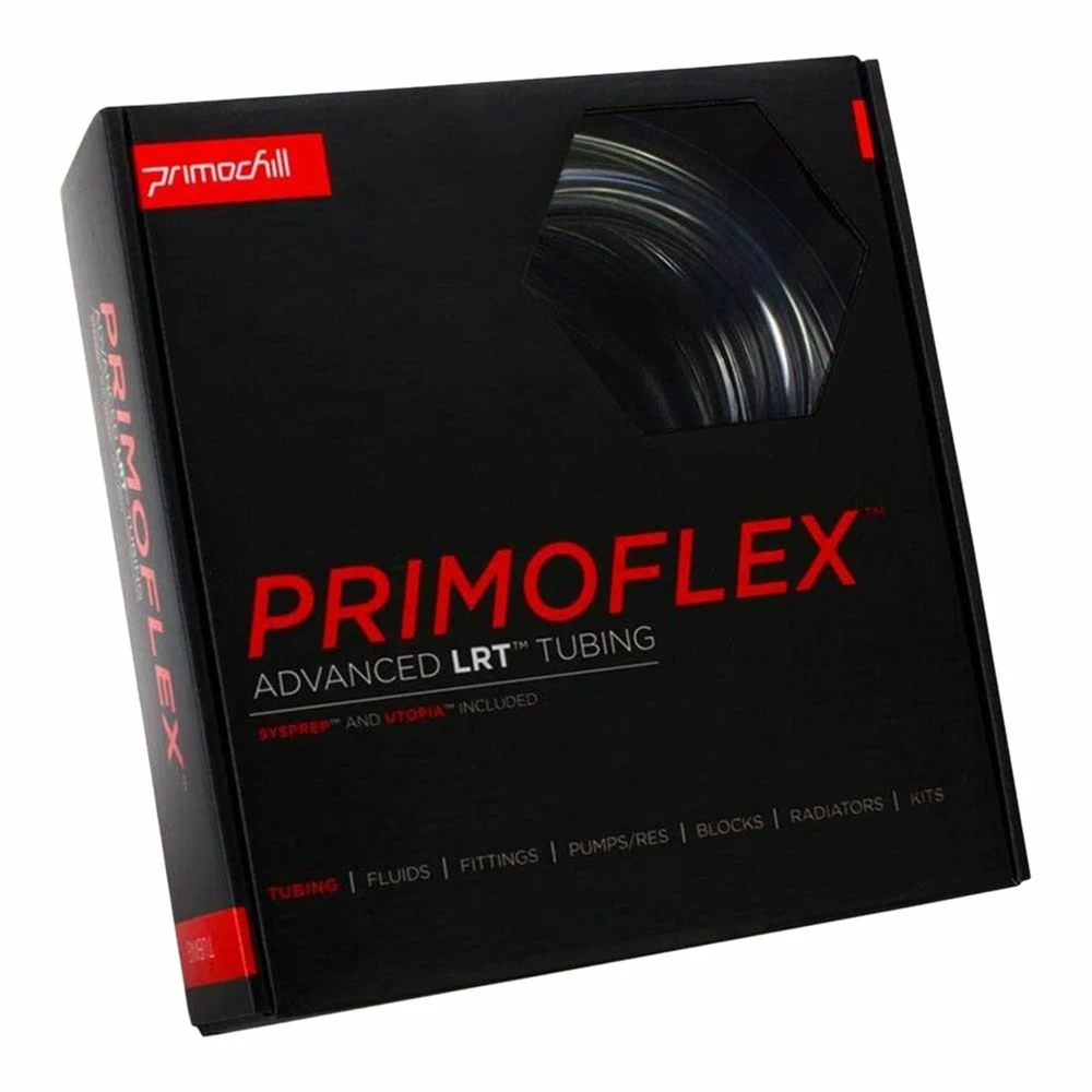 PrimoChill PrimoFlex 7/16" (11 Mm) X 5/8" (16 Mm) Advanced LRT Tubing 10 Ft. - Crystal Clear 2 PrimoChill PrimoFlex 7/16" (11 Mm) X 5/8" (16 Mm) Advanced LRT Tubing 10 Ft. - Crystal Clear - Image 2