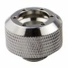 PrimoChill G 1/4" RevolverSX Straight Compression Fitting 6 Pack - Nickel
