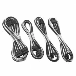 CableMod E-Series G2/G3/P2/T2 Basic Cable Kit - MC Edition - Black/White