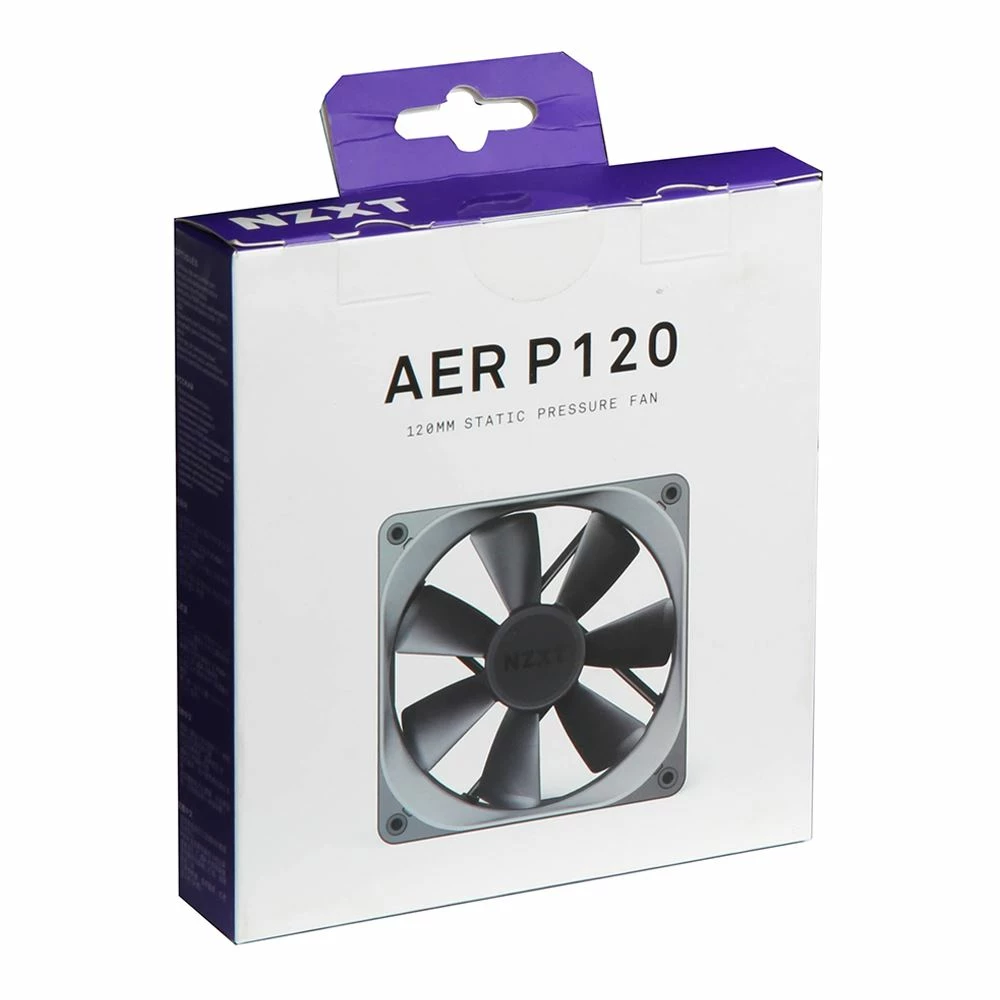 NZXT Aer P Fluid Dynamic Bearing 120mm Case Fan 1 NZXT Aer P Fluid Dynamic Bearing 120mm Case Fan
