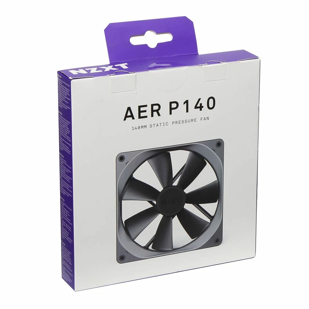 NZXT Aer P Fluid Dynamic Bearing 140mm Case Fan 2 NZXT Aer P Fluid Dynamic Bearing 140mm Case Fan - Image 2
