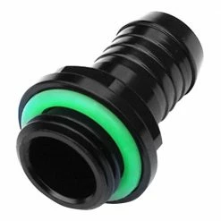 Bitspower G 1/4" Straight Barbed Fitting - Black -LIAN LI Sales 486785 426148 03 front zoom