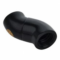 Bitspower G 1/4" Rotary Mini Dual Snake Style Adapter - Black