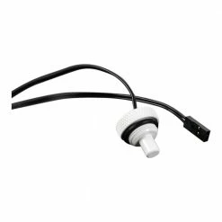 Bitspower G 1/4" Temperature Sensor Plug Fitting With O-Ring - Deluxe White -LIAN LI Sales 486858 427294 03 front zoom