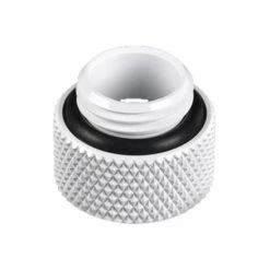 Bitspower G 1/4" Deluxe Multi-Link Adapter - White -LIAN LI Sales 486859 427302 03 front zoom