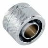 Bitspower G 1/4" Straight Compression Fitting - Silver