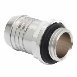 Bitspower G 1/4" Straight Barbed Fitting - Silver -LIAN LI Sales 486865 427369 03 front zoom