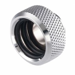 Bitspower G 1/4" Straight Compression Fitting - Silver