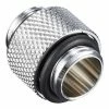 Bitspower G 1/4" Male To Male Fitting - Silver