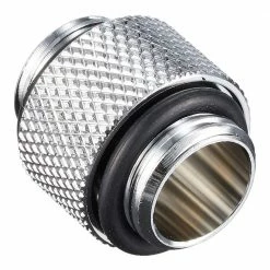 Bitspower G 1/4" Male To Male Fitting - Silver