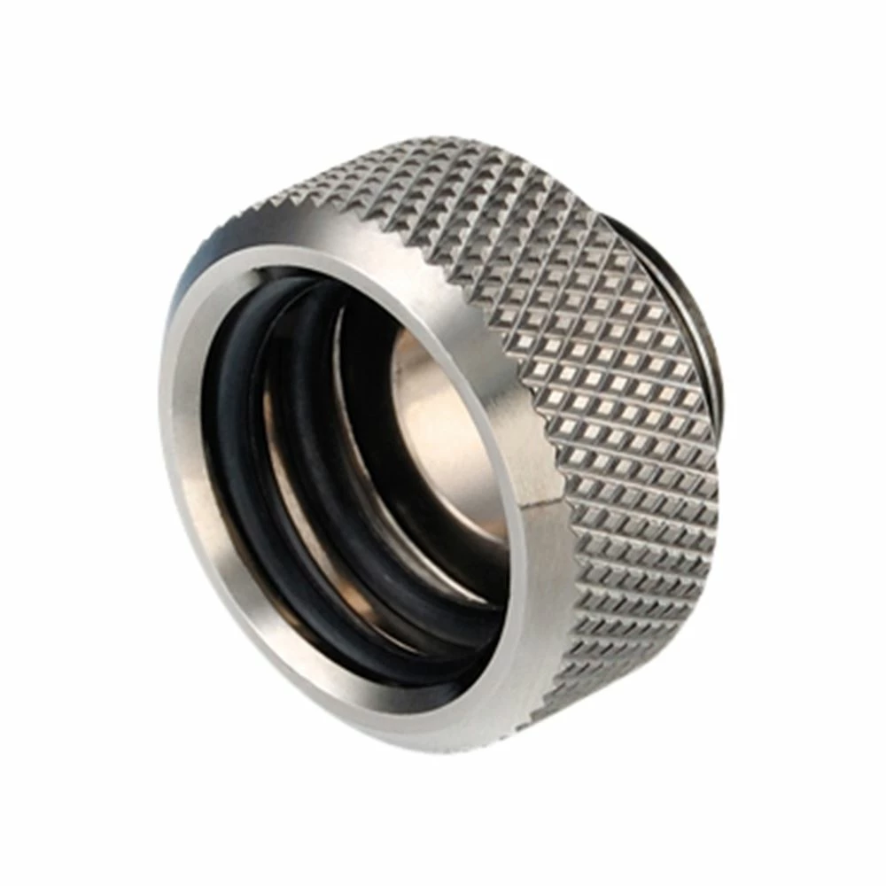 Bitspower G 1/4" OD Straight Compression Fitting - Black Sparkle 1 Bitspower G 1/4" OD Straight Compression Fitting - Black Sparkle