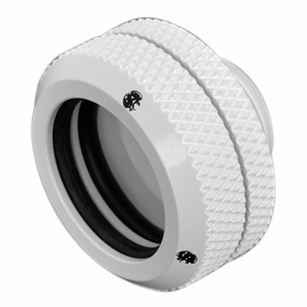 Bitspower G 1/4" Enhanced Straight Compression Fitting - Deluxe White 3 Bitspower G 1/4" Enhanced Straight Compression Fitting - Deluxe White - Image 3