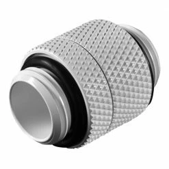 Bitspower G 1/4" Male To Male Rotary Extender Fitting - Deluxe White