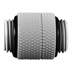 Bitspower G 1/4" Male To Male Rotary Extender Fitting - Deluxe White -LIAN LI Sales 486892 427674 03 front zoom