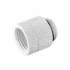 Bitspower G 1/4" Male To Female Anti-Twist Adapter - White