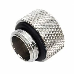 Bitspower G1/4" Silver Shining Multi-Link Adapter - Silver