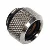 Bitspower G 1/4" Straight Compression Fitting - Black Sparkle