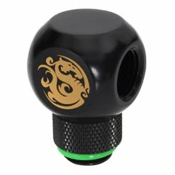 Bitspower G 1/4" T-Rotary Swivel Fitting - Matte Black