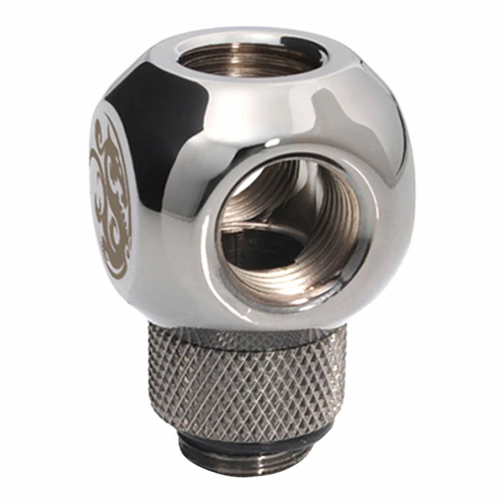 Bitspower G 1/4" Q-Rotary Swivel Adapter Fitting - Black Sparkle 2 Bitspower G 1/4" Q-Rotary Swivel Adapter Fitting - Black Sparkle - Image 2