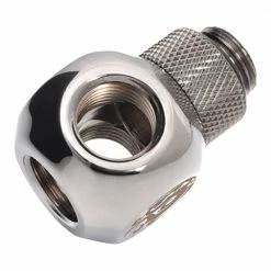 Bitspower G 1/4" Q-Rotary Swivel Adapter Fitting - Black Sparkle 5 Bitspower G 1/4" Q-Rotary Swivel Adapter Fitting - Black Sparkle -LIAN LI Sales 486916 427914 03 front zoom