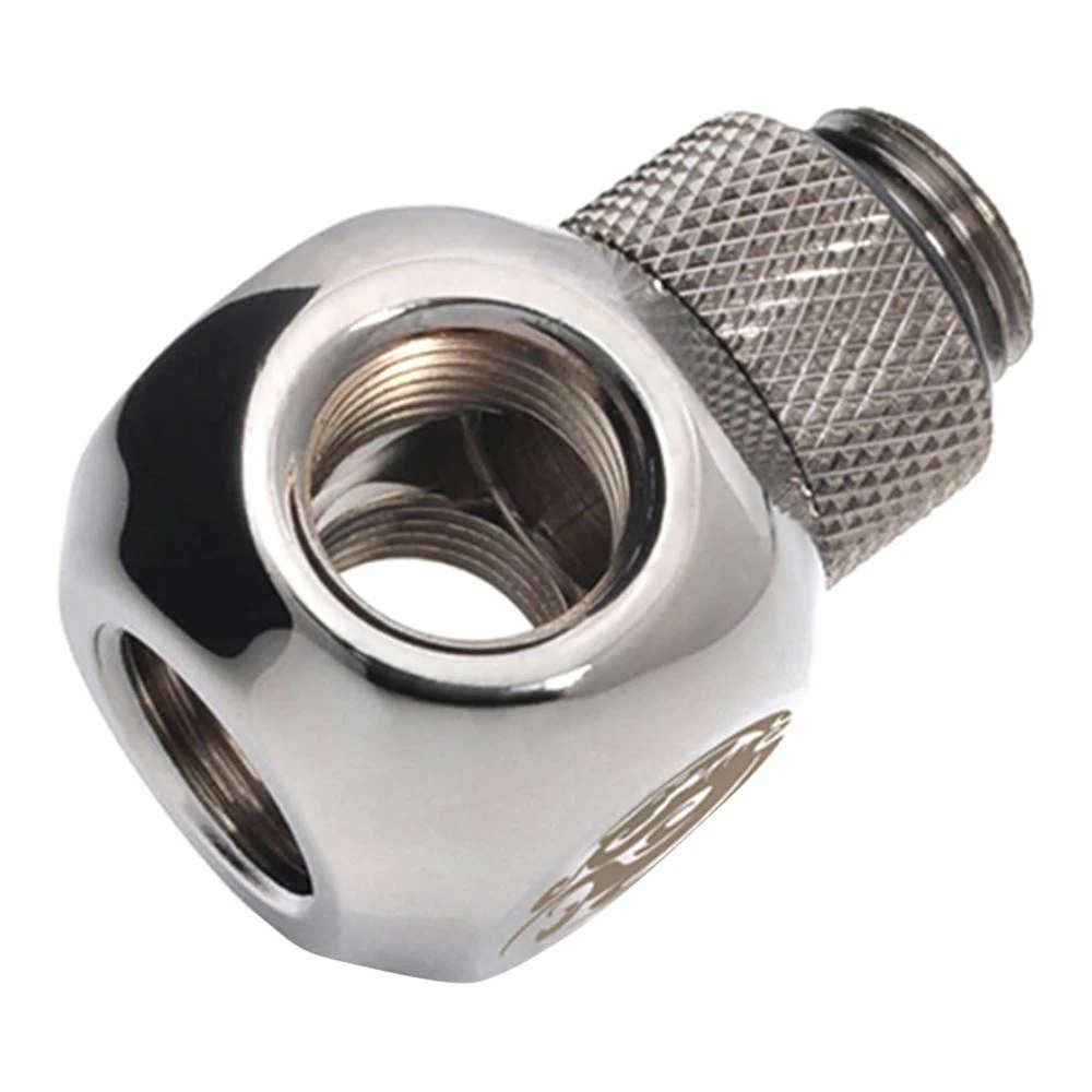 Bitspower G 1/4" Q-Rotary Swivel Adapter Fitting - Black Sparkle 3 Bitspower G 1/4" Q-Rotary Swivel Adapter Fitting - Black Sparkle - Image 3