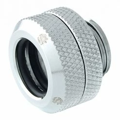 Bitspower G 1/4" Enhanced Straight Compression Fitting - Silver