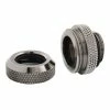 Bitspower G 1/4" Enhanced Straight Compression Fitting - Black Sparkle