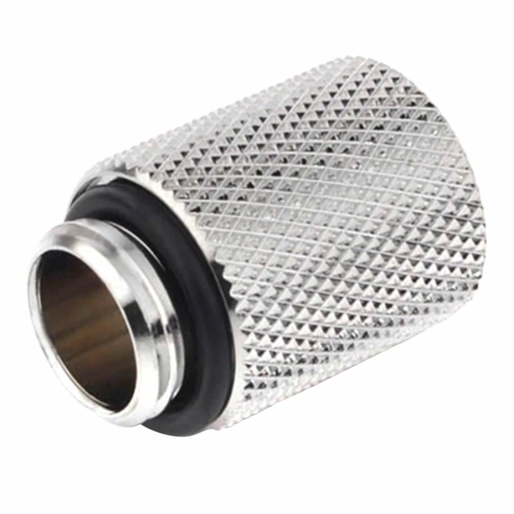 Bitspower G 1/4" 20mm Male To Female Extender - Silver 3 Bitspower G 1/4" 20mm Male To Female Extender - Silver - Image 3