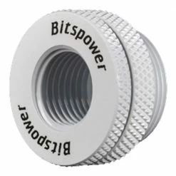 Bitspower G 1/4" Case Top Fill Port - Deluxe White
