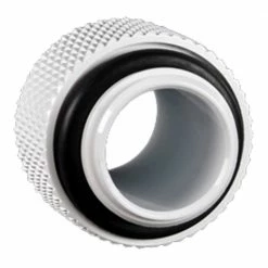 Bitspower G 1/4" Male To Male Straight Fitting - Deluxe White -LIAN LI Sales 486934 428094 03 front zoom