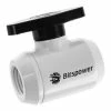 Bitspower G 1/4" Mini-Valve Straight Fitting - Deluxe White