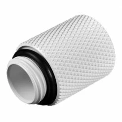 Bitspower G 1/4" Male To Female Straight Extender - White