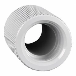 Bitspower G 1/4" Male To Female Straight Extender - White -LIAN LI Sales 486937 428136 03 front zoom