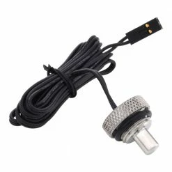 Bitspower G 1/4" Temperature Sensor Plug Fitting With O-Ring - Shining Silver