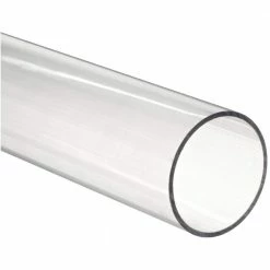 Bitspower 3/8" (10 Mm) X 1/2" (12 Mm) Non-Chamfer Crystal Link Rigid Tubing 50cm - Clear