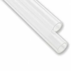 EKWB EK-HD 5/32" (12 Mm) X 5/8" (16 Mm) Solid PETG Tubing 19.5 In. 2 Pack - Clear