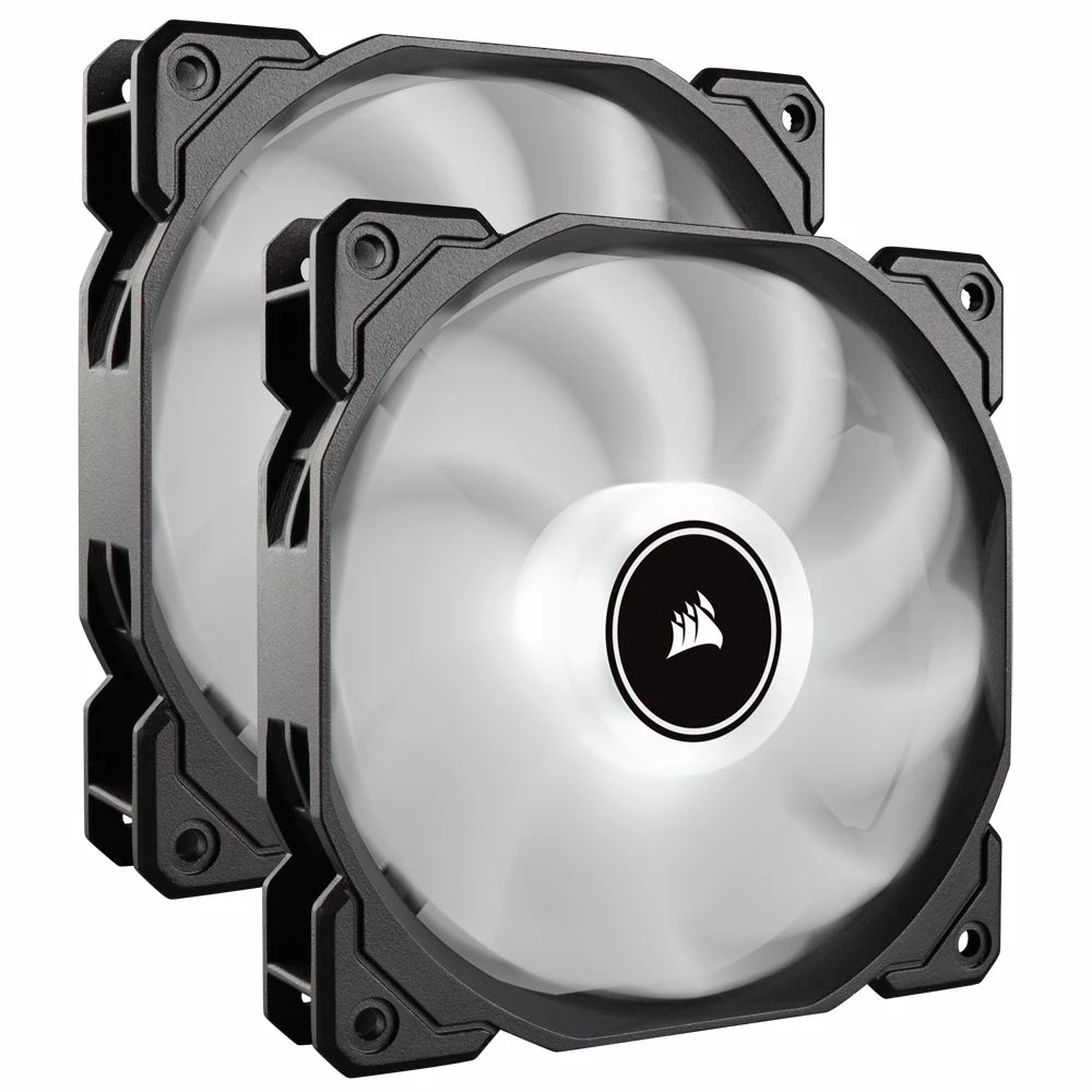 Corsair AF140 White LED Hydraulic Bearing 140mm Case Fan - Twin Pack 1 Corsair AF140 White LED Hydraulic Bearing 140mm Case Fan - Twin Pack