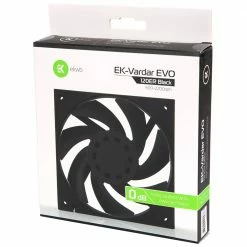 EKWB EK-Vardar EVO 120ER Black Dual Ball Bearing 120mm Case Fan -LIAN LI Sales 602547 885780 03 package zoom