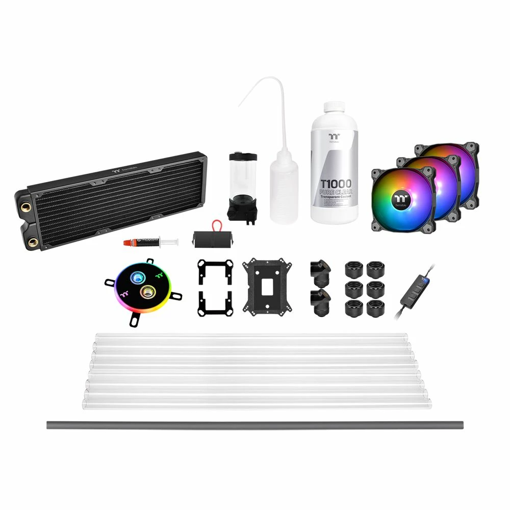 Thermaltake Pacific C360 360mm RGB Radiator Water Cooling Kit 1 Thermaltake Pacific C360 360mm RGB Radiator Water Cooling Kit