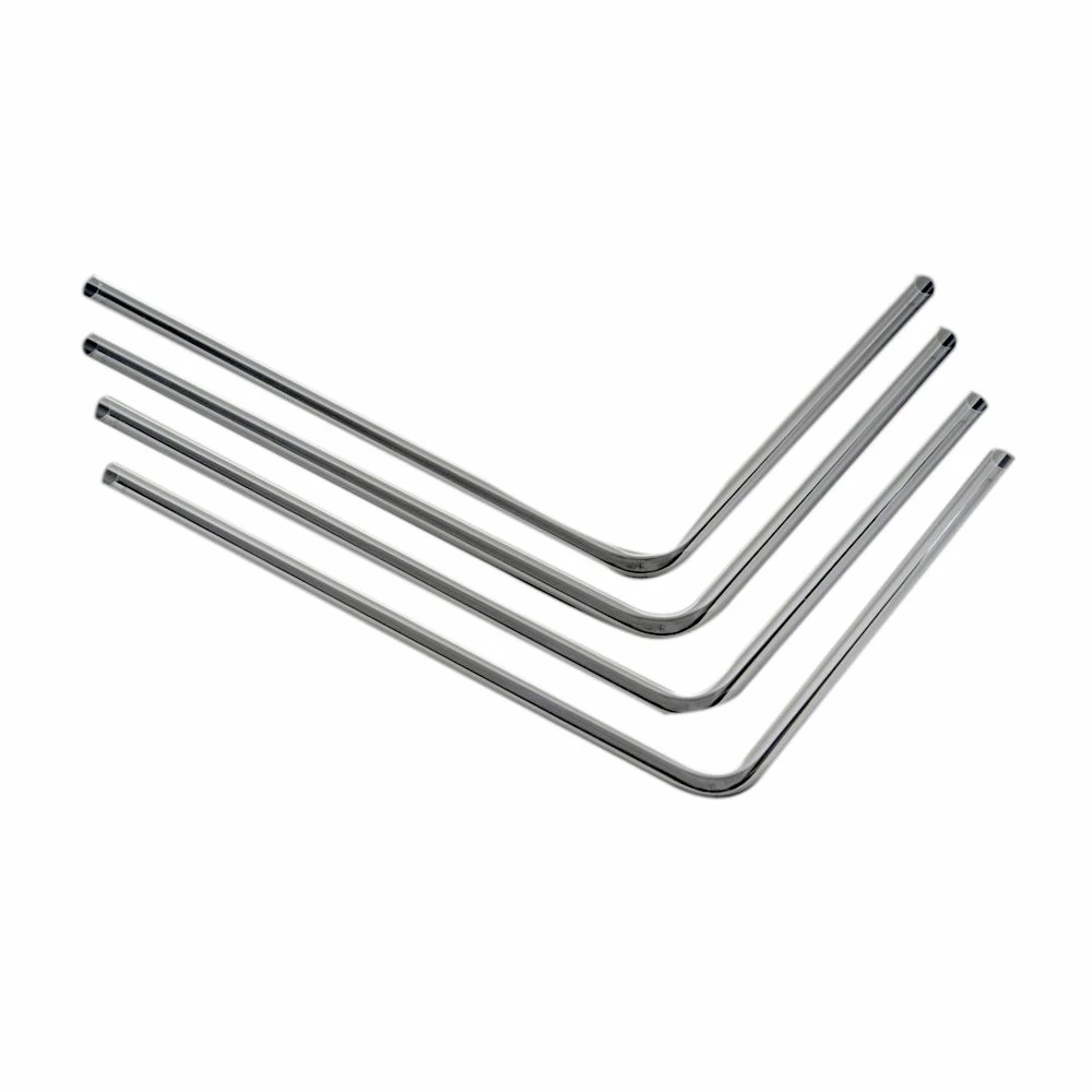 Bitspower Pre-bent 90 Degree 12mm Rigid Tubing - Clear, 4 Piece 1 Bitspower Pre-bent 90 Degree 12mm Rigid Tubing - Clear, 4 Piece