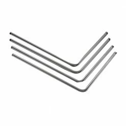 Bitspower Pre-bent 90 Degree 16mm Rigid Tubing - Clear, 4 Piece