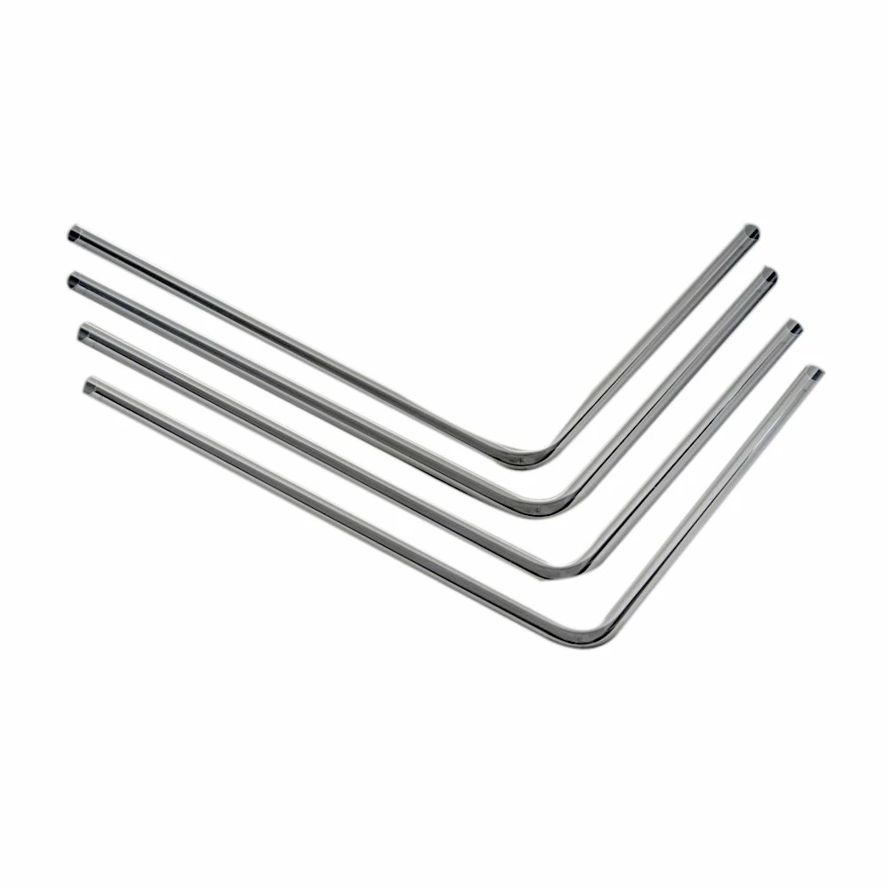 Bitspower Pre-bent 90 Degree 16mm Rigid Tubing - Clear, 4 Piece 1 Bitspower Pre-bent 90 Degree 16mm Rigid Tubing - Clear, 4 Piece