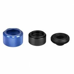 Thermaltake Pacific C-Pro G 1/4" Compression Fitting - Blue, 6 Pack -LIAN LI Sales 610045 025981 03 front zoom