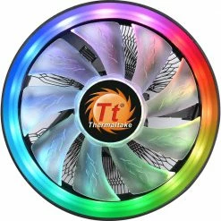 Thermaltake UX100 ARGB Universal CPU Cooler 7 Thermaltake UX100 ARGB Universal CPU Cooler -LIAN LI Sales 610068 972612 03 front zoom